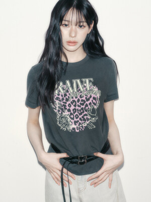 Love Leopard Graphic T-shirt VW5ME607_3color