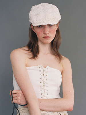 CLASSIC HUNTING CAP_ROSE CREAM