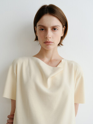 COWL NECK KNIT TOP (2 COLORS)