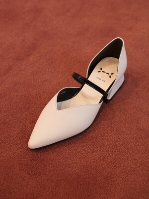 Fairy pitta flat / YY8S-F04 White+Black