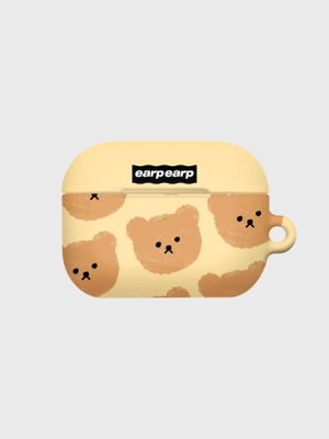 Dot big bear-ivory(Hard air pods pro)