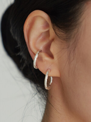 Branch ring earring