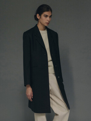 Parker single twill coat (Black)