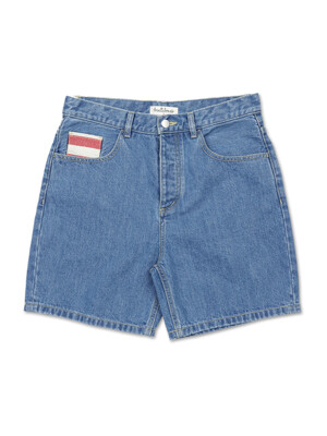 POSITA DENIM SHORTS - S/BLUE