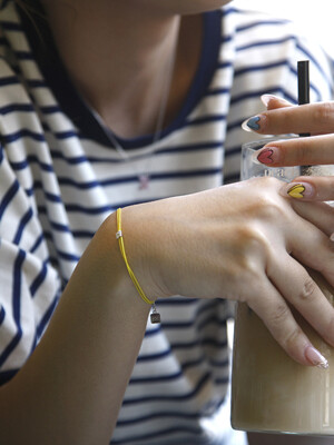 LA LIGNE ASSCHER FIL BRACELET YELLOW