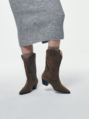 Origin Western Boots _ BROWN