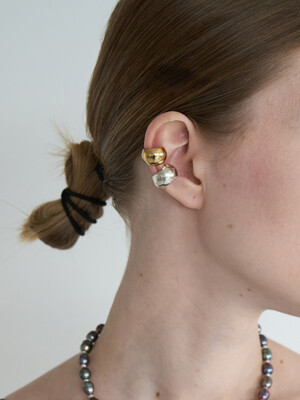 Round Hole & Forms - Ear Cuff 01 (2colors)
