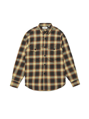 FLANNEL SHIRT BROWN