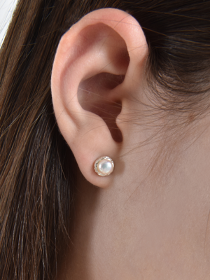 [Silver925]TR003 Oyster pearl earrings