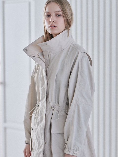 원피스,아우터,아우터 - 하시 (HACIE) - DETACHABLE HOODED DRESS LONG JUMPER [2컬러]