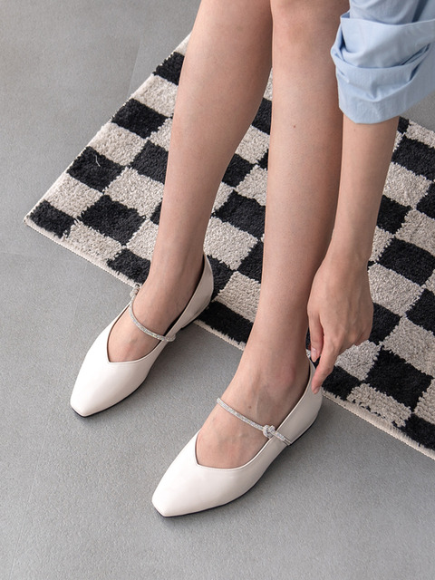 플랫슈즈 - 스퍼 (SPUR) - Stella strap maryjane Flat SS8036_3colors