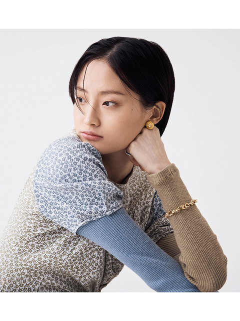 주얼리,주얼리,주얼리 - 네프 피스 (NEUF PIECE) - DOORKNOB YELLOW COESITE EARRINGS / MEDIUM