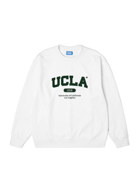 셔츠,티셔츠 - 유씨엘에이 (UCLA) - 남여공용 베이직 로고 라운드 맨투맨[WHITE](UZ9LT82_31)