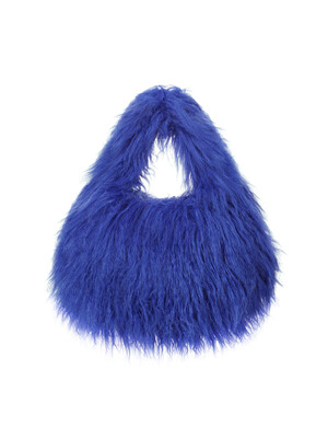 KEETY RABBIT fur mini bag [royal blue]