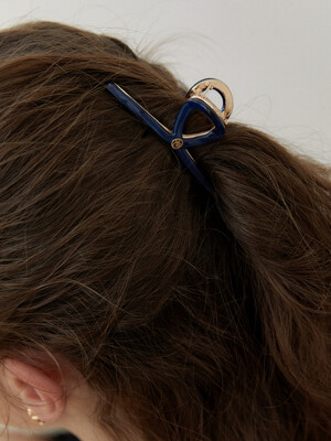 [mini] Twist metal point hair clip
