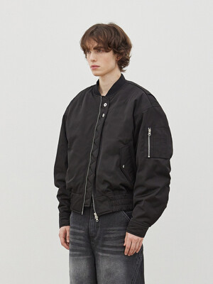 Modern MA Bomber Jacket (Black)