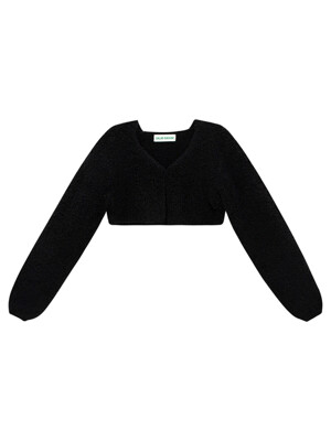 Super Cropped Wool Jacket_black