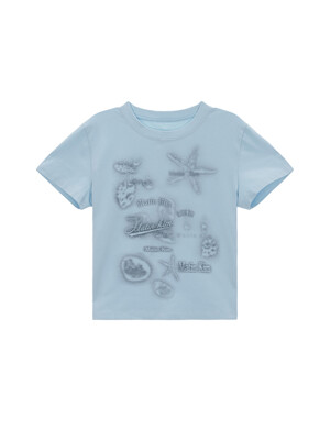 UNDER THE SEA GRAPHIC TOP IN SKY