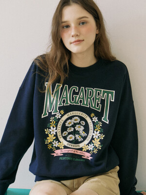Margaret Garden Sweatshirt - Navy