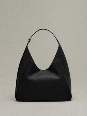 Plaque Hobo Bag Shrunken Black 플라크 호보백 슈렁큰 블랙