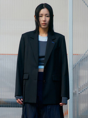 Signature Semi Overfit Jacket  Black (KE5211M015)