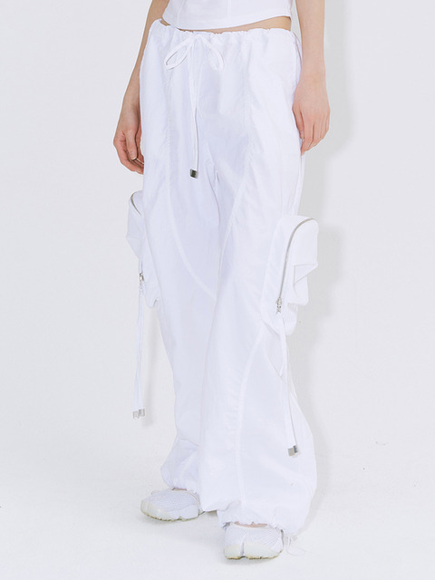 【韓国NIIER NOR ニアノア】DAMAGED BALLOON PANTS 니어노어]DAMAGED BALLOON DENIM PANTS_INDIGO