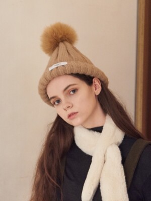 Tarbes Fur Beanie (3color)