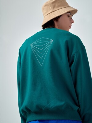 Unisex Embroidered Sweatshirt VAN_01_GREEN_LARGE