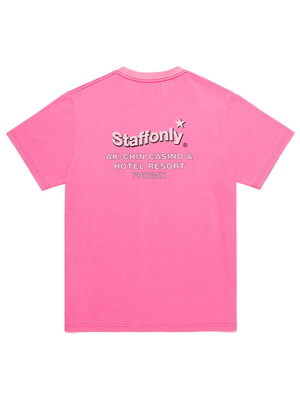 STAR LOGO T-SHIRT (NEON PINK)