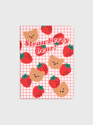 Big strawberry bear-pink(아이패드-커버)