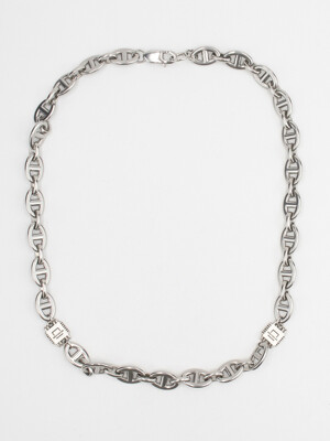 button chain necklace (surgical steel)