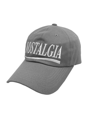 Nostalgia 6 panel cap gray