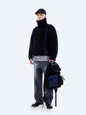 Victo fleece jacket Noir