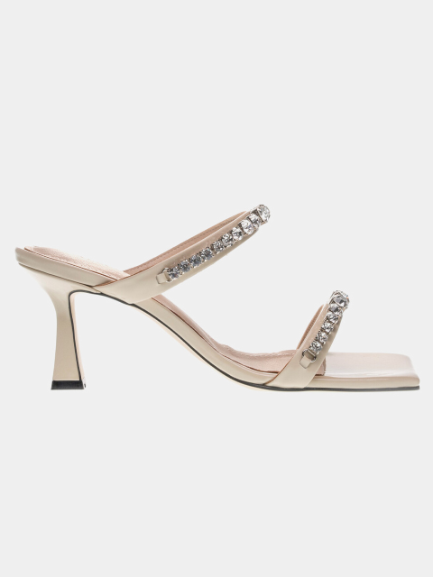 샌들 - 올클래식우먼 (ALLCLASSICWOMEN) - Cubic Strap Sandals Beige / ALCW024