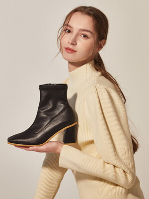 BB Span Ankle Boots_Black