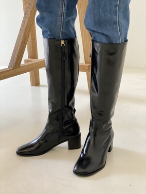 muse slim long boots black