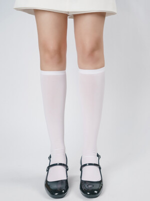 [선물포장]simple knee socks 3colors