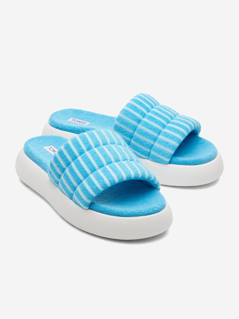뮬/슬리퍼,뮬/슬리퍼 - 탐스 (TOMS) - 탐스 알파가타 맬로우 슬라이드 여성 슬라이드 청록