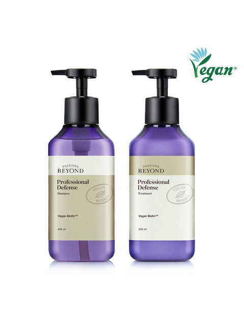 헤어케어 - 비욘드 (beyond) - 비욘드 프로페셔널 디펜스 샴푸 500ml + 트리트먼트 500ml+(증정품)