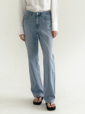 MANNON Slouch Fit Long Denim_Light Blue