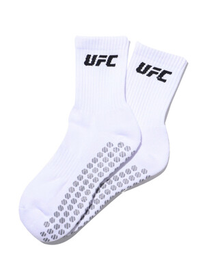 UFC 에센셜+ 논슬립 미들 삭스 화이트 U4SCU1302WH