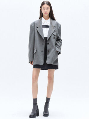 OVERSIZED TAILORED WOOL JACKET_GREY