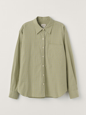 Kuwamura Shirt in Check (Mint)