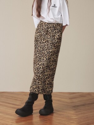 Leopard Long Skirt