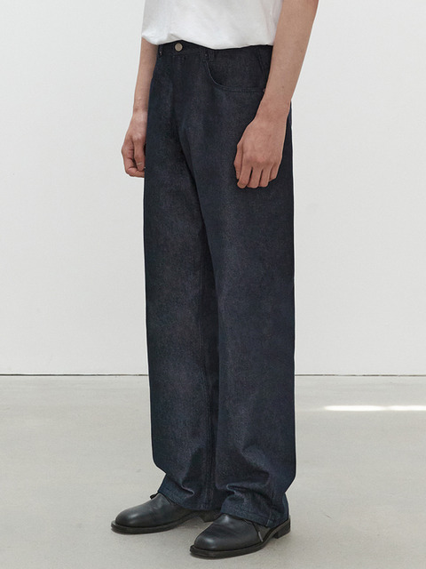 팬츠,데님,데님 - 데케트 (DECET) - Mid Rise Wide Jeans DCPT027CPIndigo