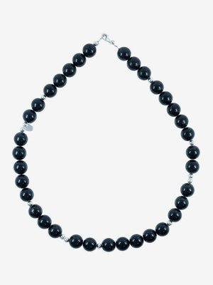 [silver925] black tourmaline necklace