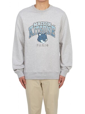 MAISON KITSUNE 메종키츠네 캠퍼스 폭스 남성 맨투맨 LM00305KM0001 H120