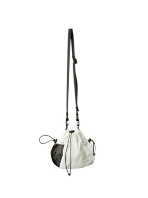 STRING MINI BUCKETBAG - WHITE