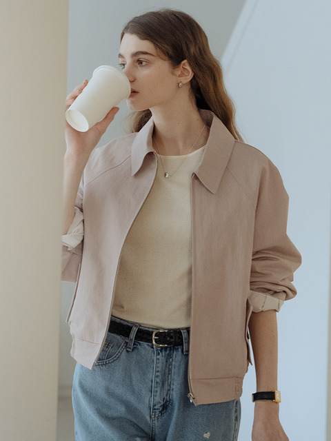 【TILLIDIE】Coloring collar point utility jacket/韓国 大人気 TILLIDIE】Coloring collar point utility jacket/韓国 大人気