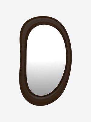 [배송 4-6주 소요] Pebble Mirror (Brown)